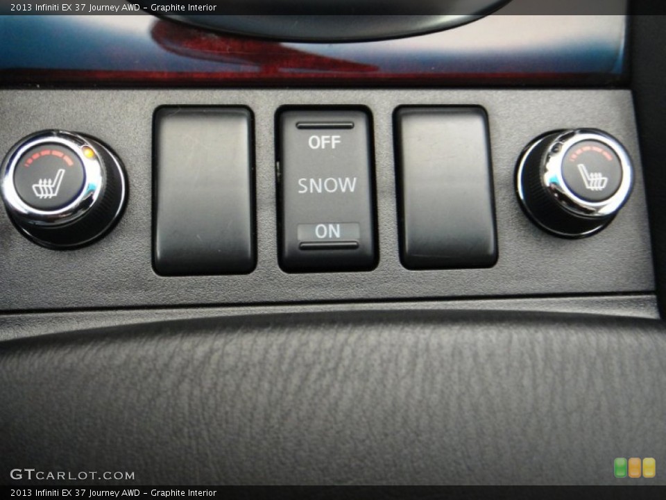 Graphite Interior Controls for the 2013 Infiniti EX 37 Journey AWD #86623801