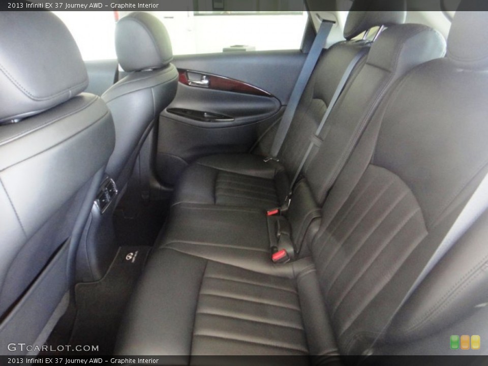 Graphite Interior Rear Seat for the 2013 Infiniti EX 37 Journey AWD #86623954