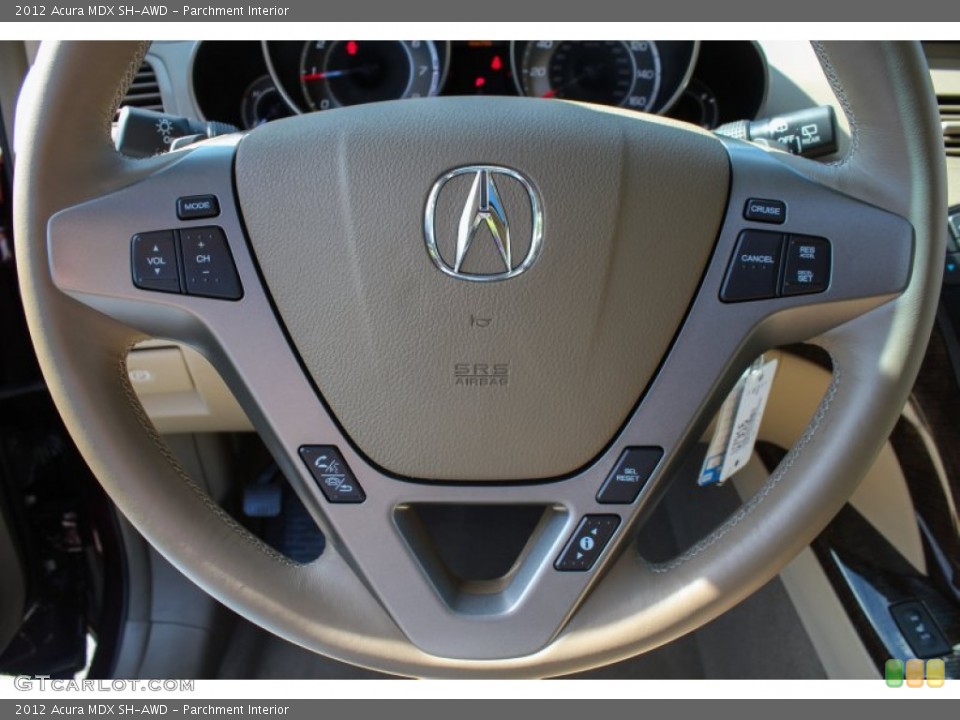 Parchment Interior Steering Wheel for the 2012 Acura MDX SH-AWD #86624323