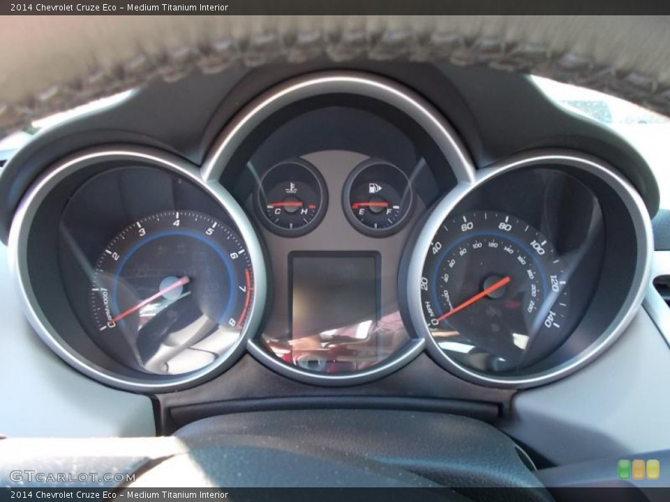 Medium Titanium Interior Gauges for the 2014 Chevrolet Cruze Eco #86624914