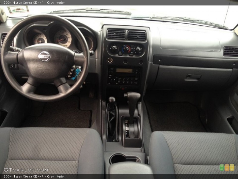 Gray Interior Dashboard for the 2004 Nissan Xterra XE 4x4 #86626507