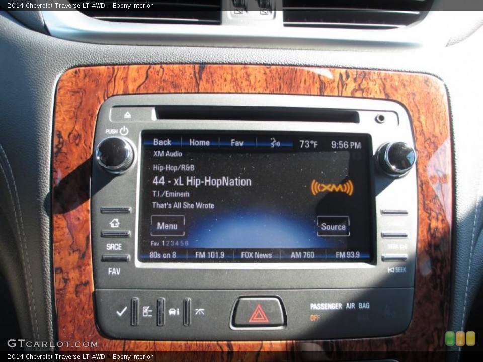 Ebony Interior Audio System for the 2014 Chevrolet Traverse LT AWD #86627230