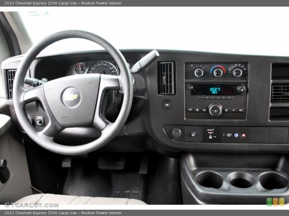 Medium Pewter Interior Dashboard for the 2013 Chevrolet Express 2500 Cargo Van #86627431