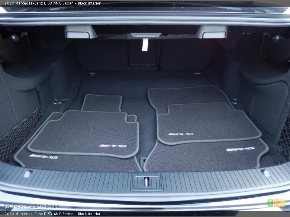 Black Interior Trunk for the 2010 Mercedes-Benz E 63 AMG Sedan #86627815