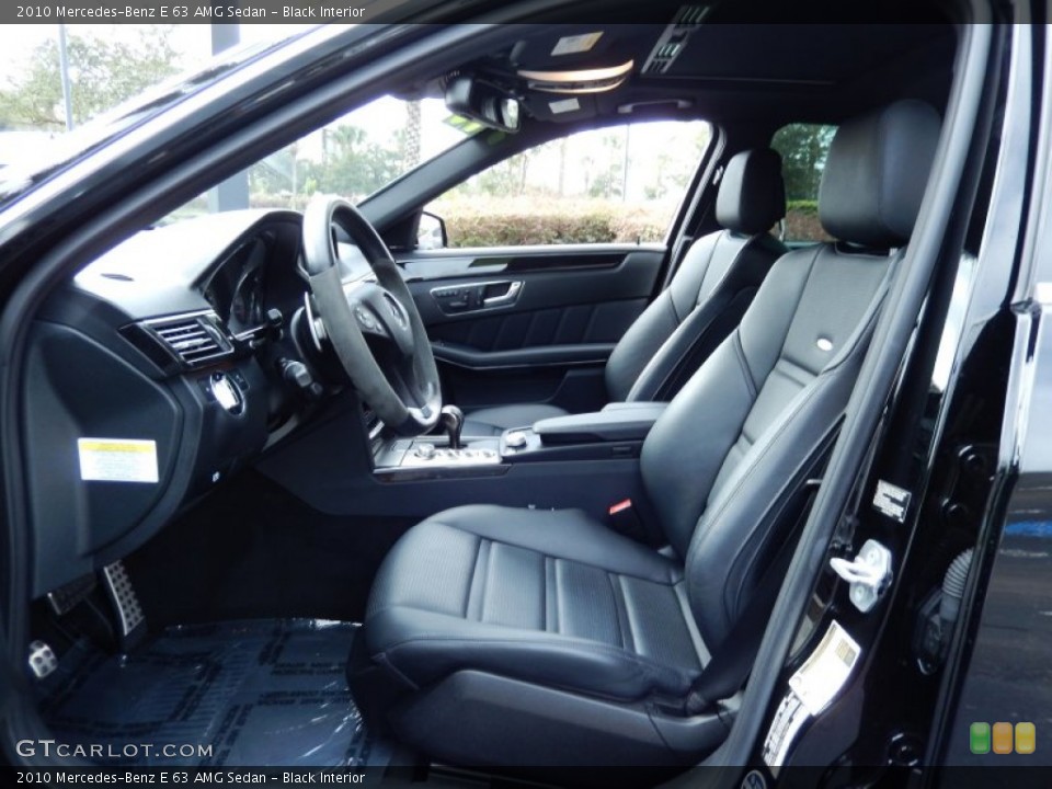 Black Interior Photo for the 2010 Mercedes-Benz E 63 AMG Sedan #86627865