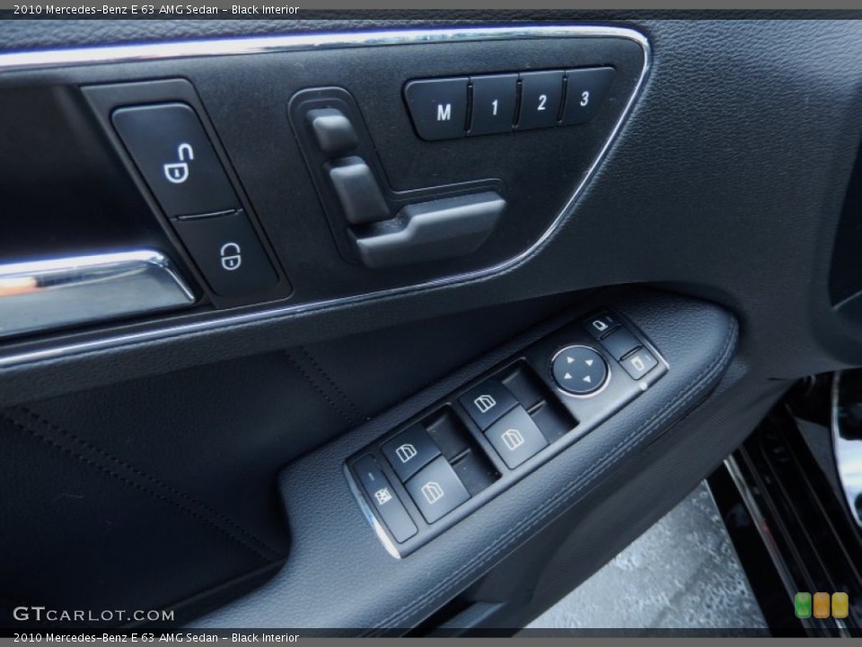 Black Interior Controls for the 2010 Mercedes-Benz E 63 AMG Sedan #86627911