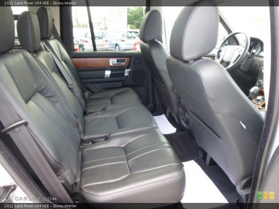 Ebony Interior Rear Seat for the 2012 Land Rover LR4 HSE #86628056