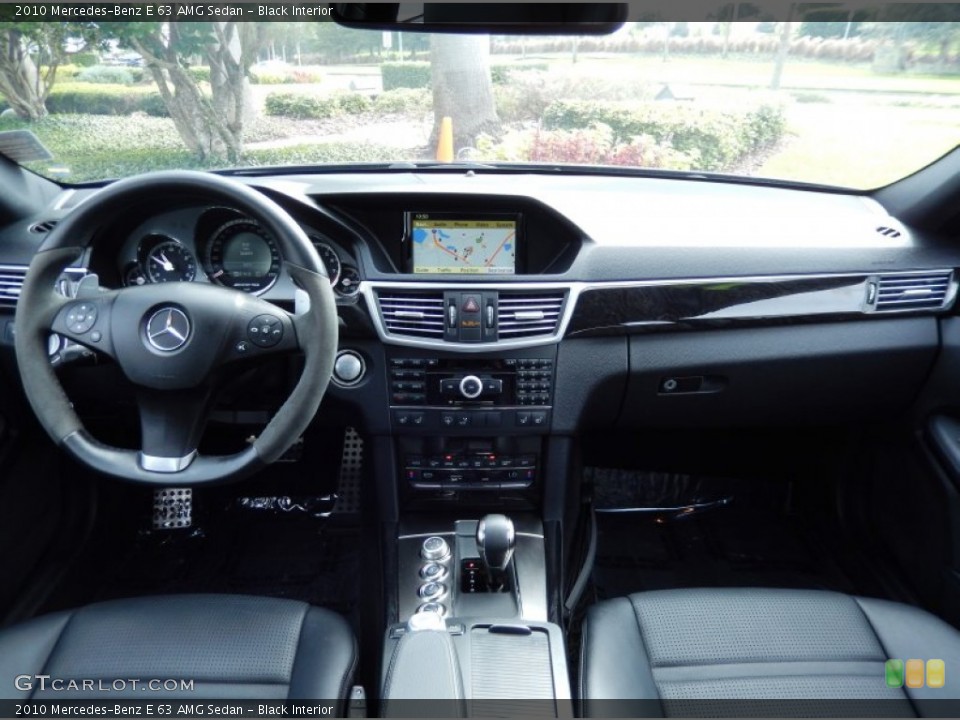Black Interior Dashboard for the 2010 Mercedes-Benz E 63 AMG Sedan #86628061