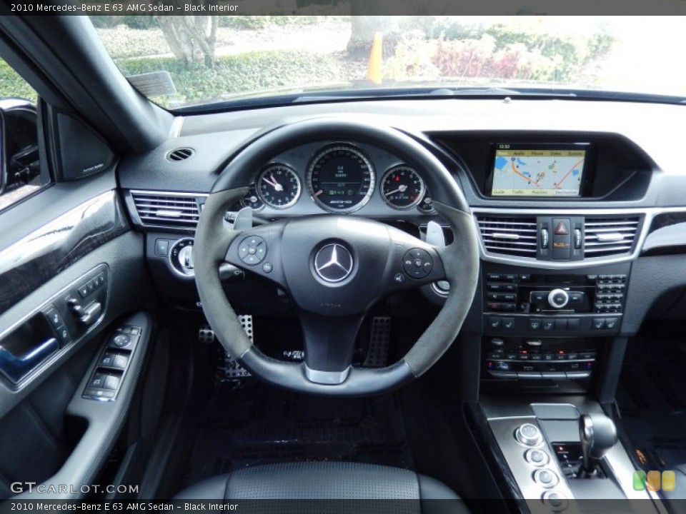 Black Interior Dashboard for the 2010 Mercedes-Benz E 63 AMG Sedan #86628085