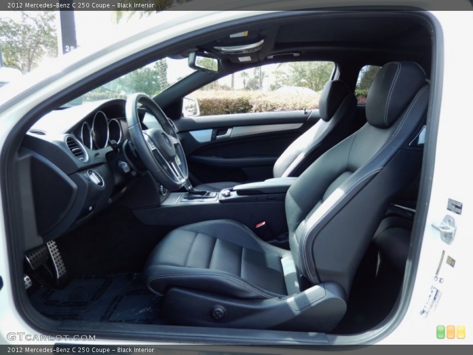 Black Interior Photo for the 2012 Mercedes-Benz C 250 Coupe #86628610