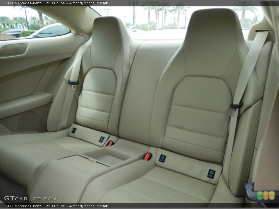 Almond/Mocha Interior Rear Seat for the 2014 Mercedes-Benz C 250 Coupe #86629828