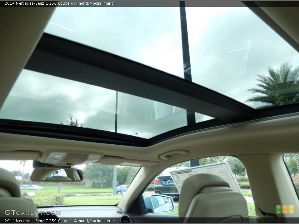 Almond/Mocha Interior Sunroof for the 2014 Mercedes-Benz C 250 Coupe #86629849