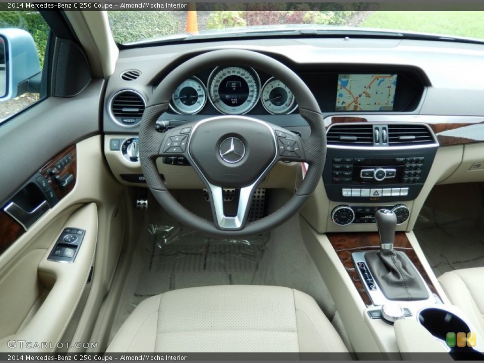 Almond/Mocha Interior Dashboard for the 2014 Mercedes-Benz C 250 Coupe #86629891