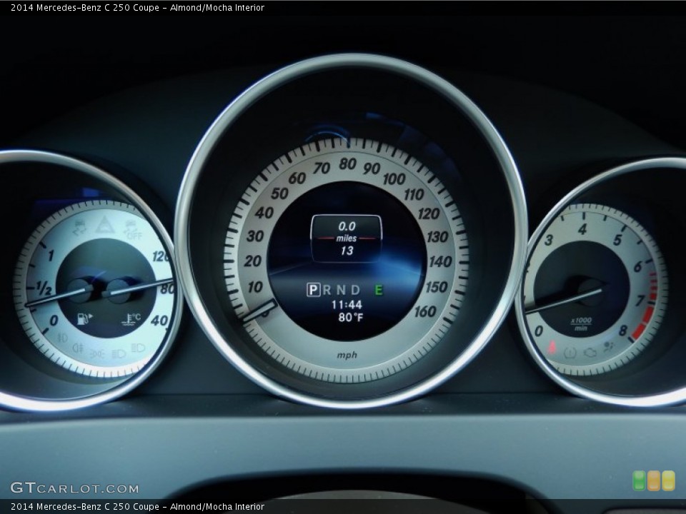 Almond/Mocha Interior Gauges for the 2014 Mercedes-Benz C 250 Coupe #86629915