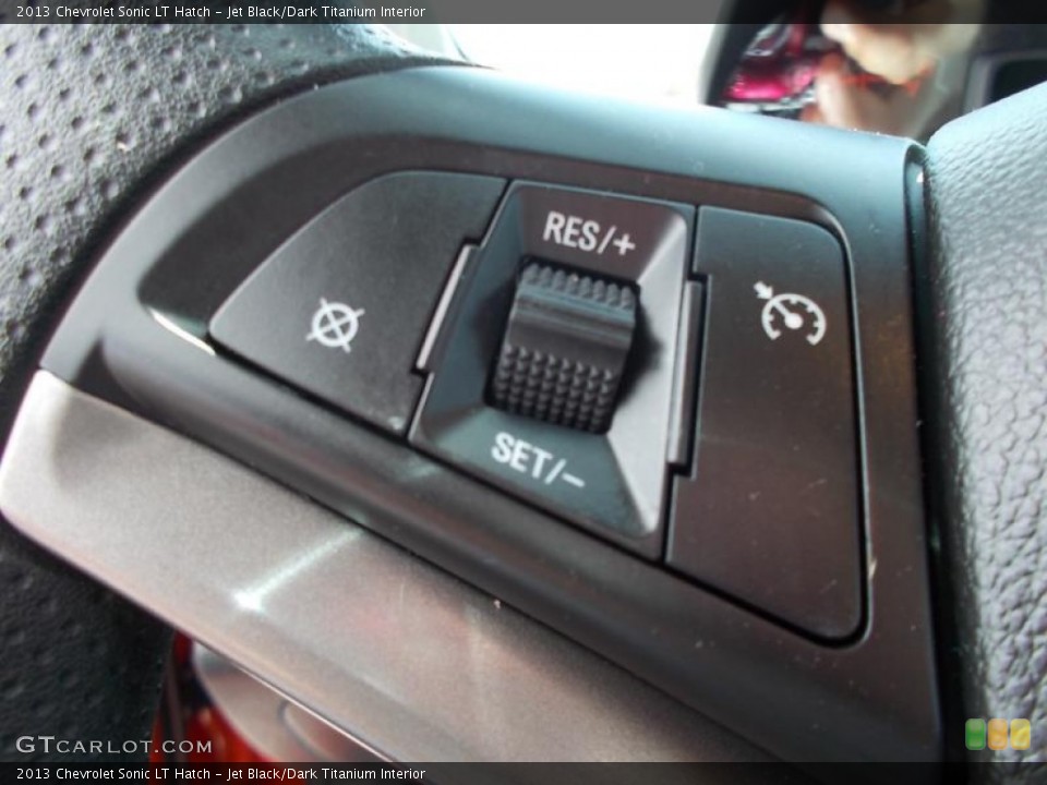 Jet Black/Dark Titanium Interior Controls for the 2013 Chevrolet Sonic LT Hatch #86630110