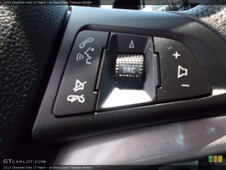 Jet Black/Dark Titanium Interior Controls for the 2013 Chevrolet Sonic LT Hatch #86630132
