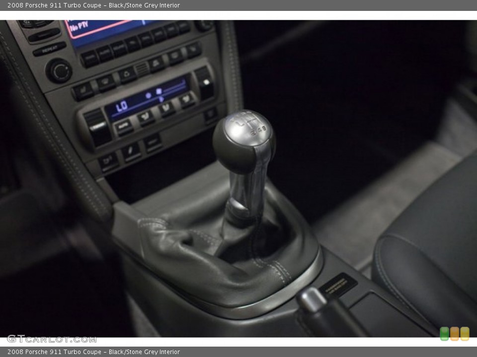 Black/Stone Grey Interior Transmission for the 2008 Porsche 911 Turbo Coupe #86630326