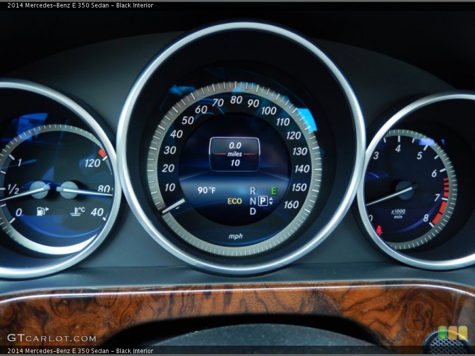 Black Interior Gauges for the 2014 Mercedes-Benz E 350 Sedan #86630557