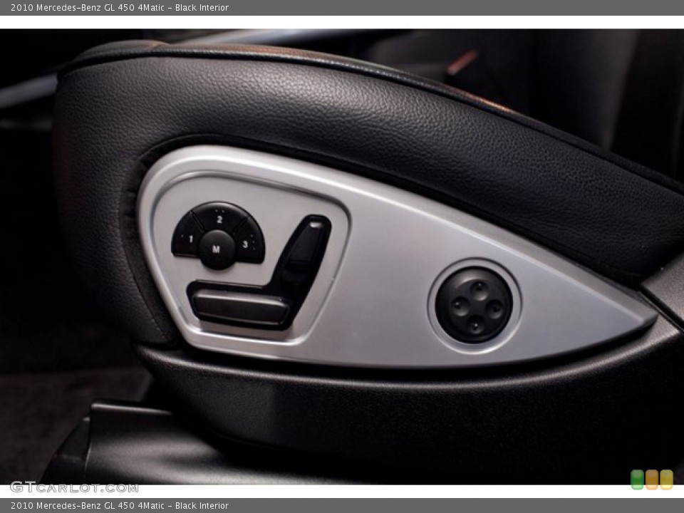 Black Interior Controls for the 2010 Mercedes-Benz GL 450 4Matic #86631208