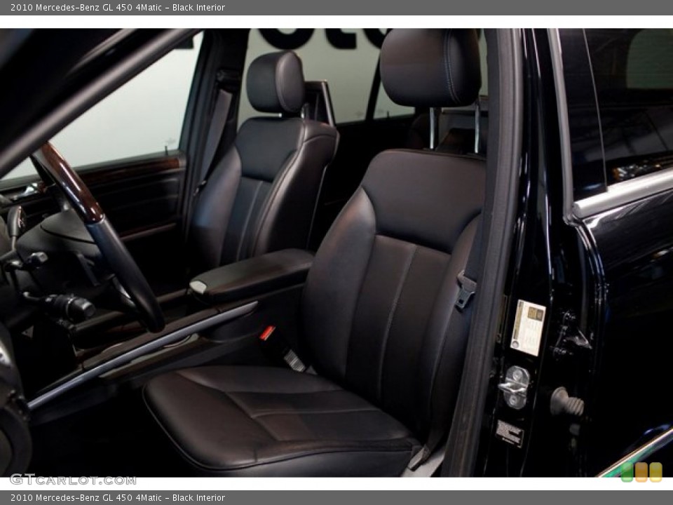 Black Interior Front Seat for the 2010 Mercedes-Benz GL 450 4Matic #86631274