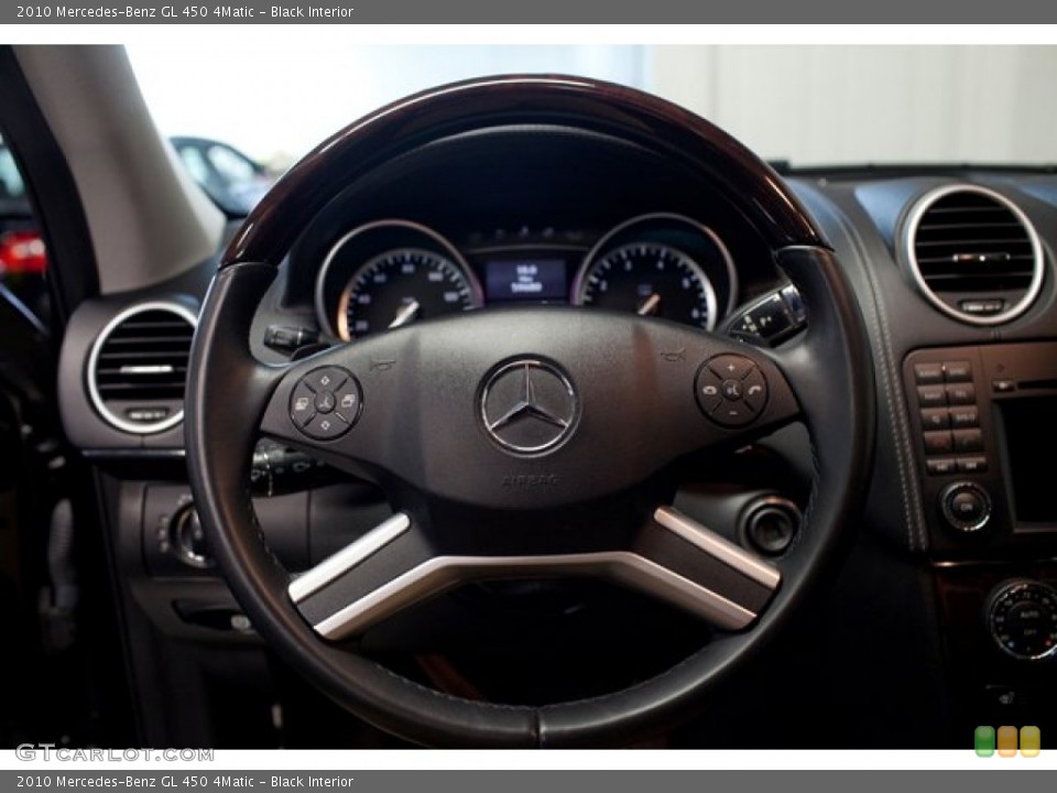 Black Interior Steering Wheel for the 2010 Mercedes-Benz GL 450 4Matic #86631398