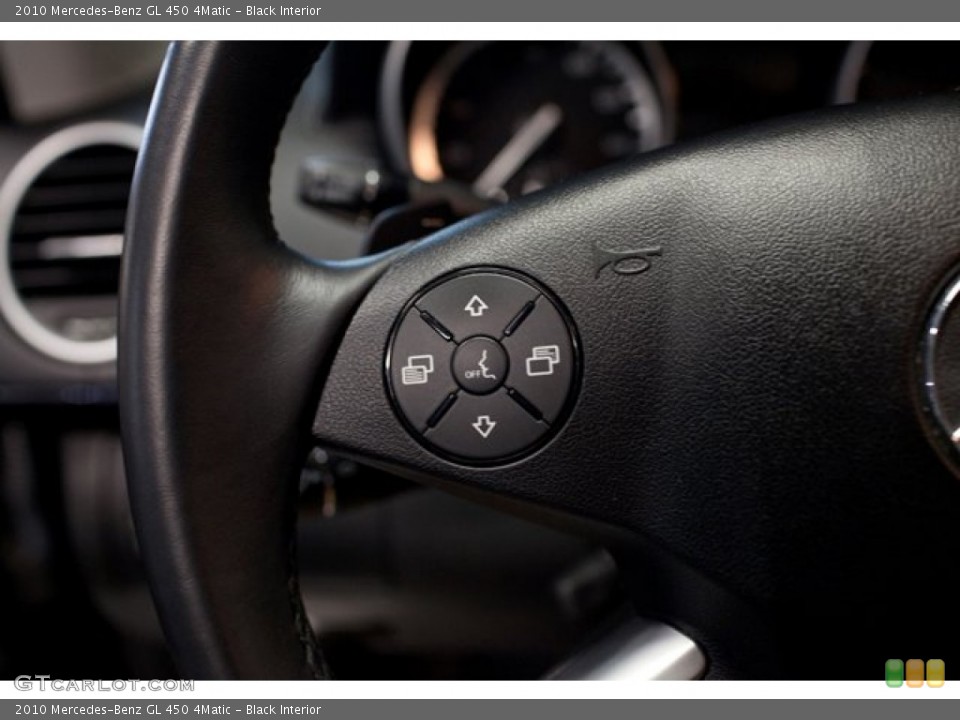 Black Interior Controls for the 2010 Mercedes-Benz GL 450 4Matic #86631409