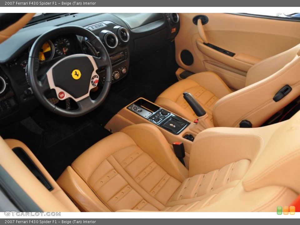 Beige (Tan) Interior Prime Interior for the 2007 Ferrari F430 Spider F1 #86631442