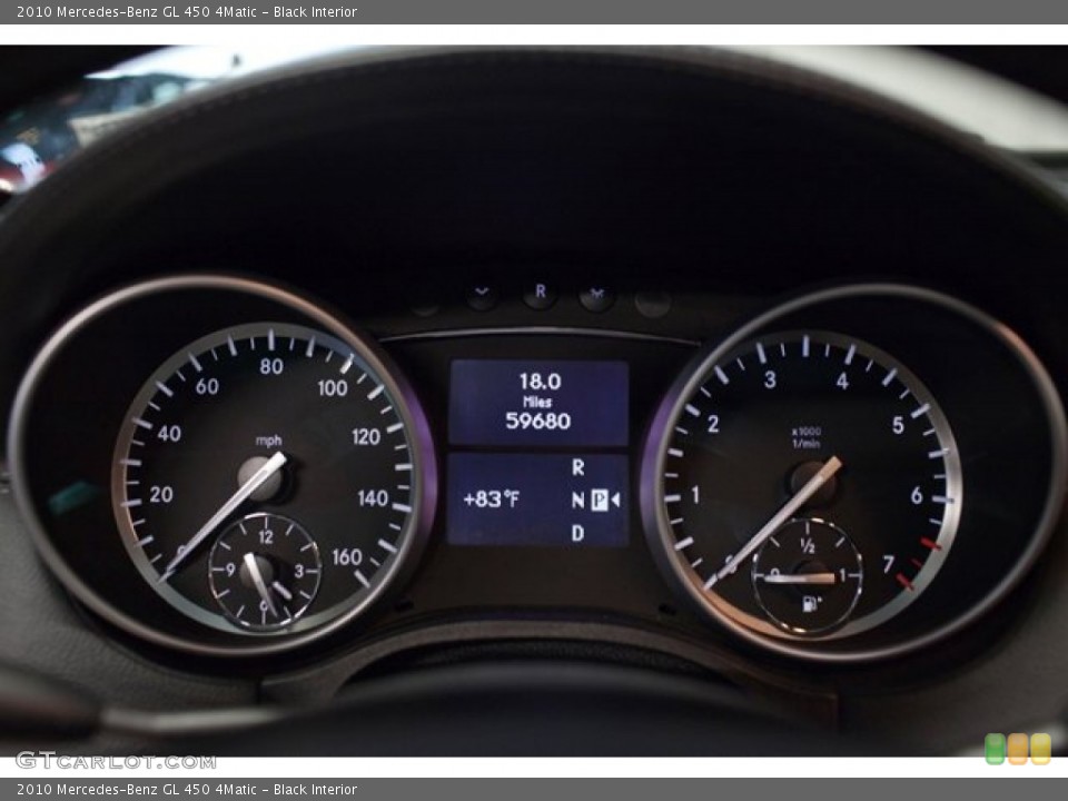 Black Interior Gauges for the 2010 Mercedes-Benz GL 450 4Matic #86631454