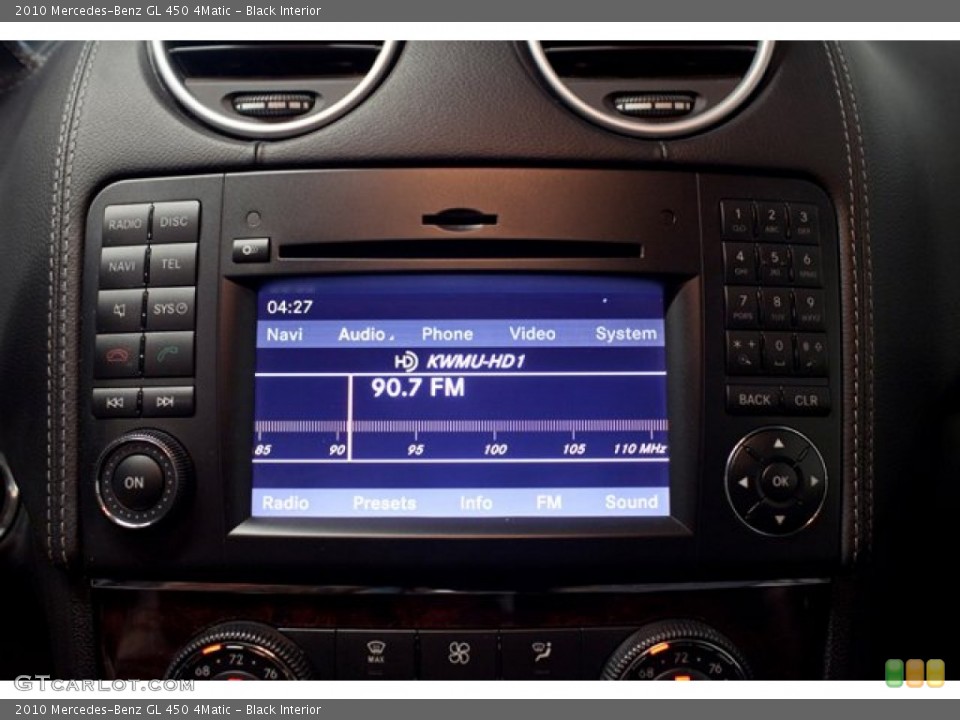 Black Interior Audio System for the 2010 Mercedes-Benz GL 450 4Matic #86631532