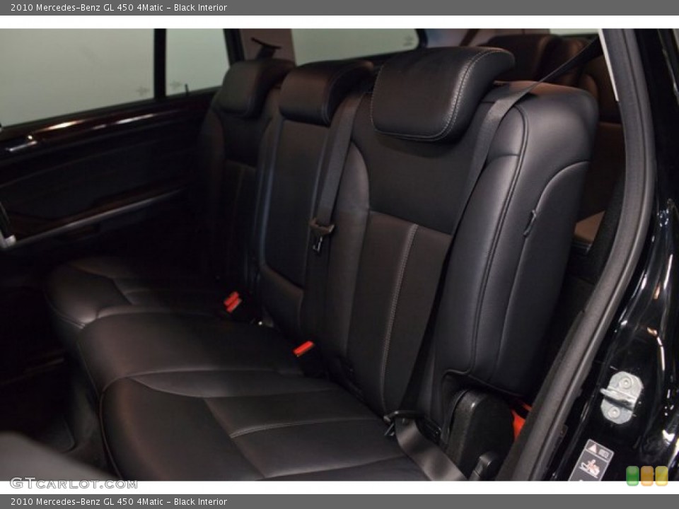 Black Interior Rear Seat for the 2010 Mercedes-Benz GL 450 4Matic #86631689