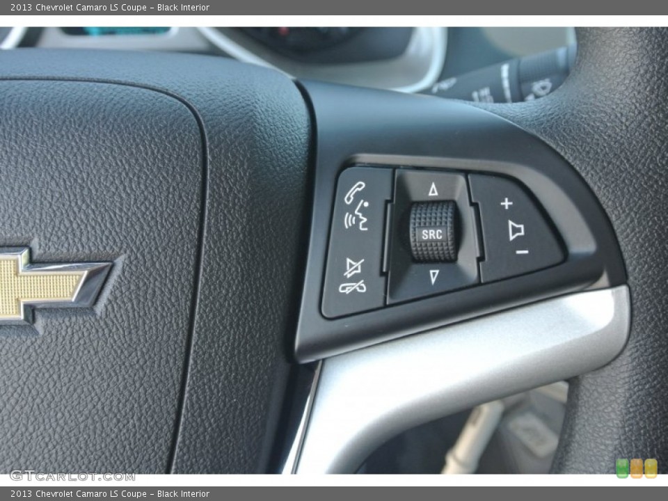 Black Interior Controls for the 2013 Chevrolet Camaro LS Coupe #86632291