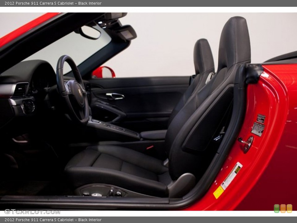 Black Interior Photo for the 2012 Porsche 911 Carrera S Cabriolet #86632666