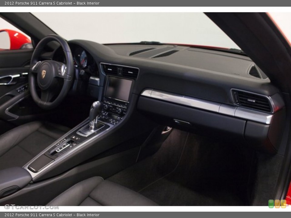 Black Interior Dashboard for the 2012 Porsche 911 Carrera S Cabriolet #86632822