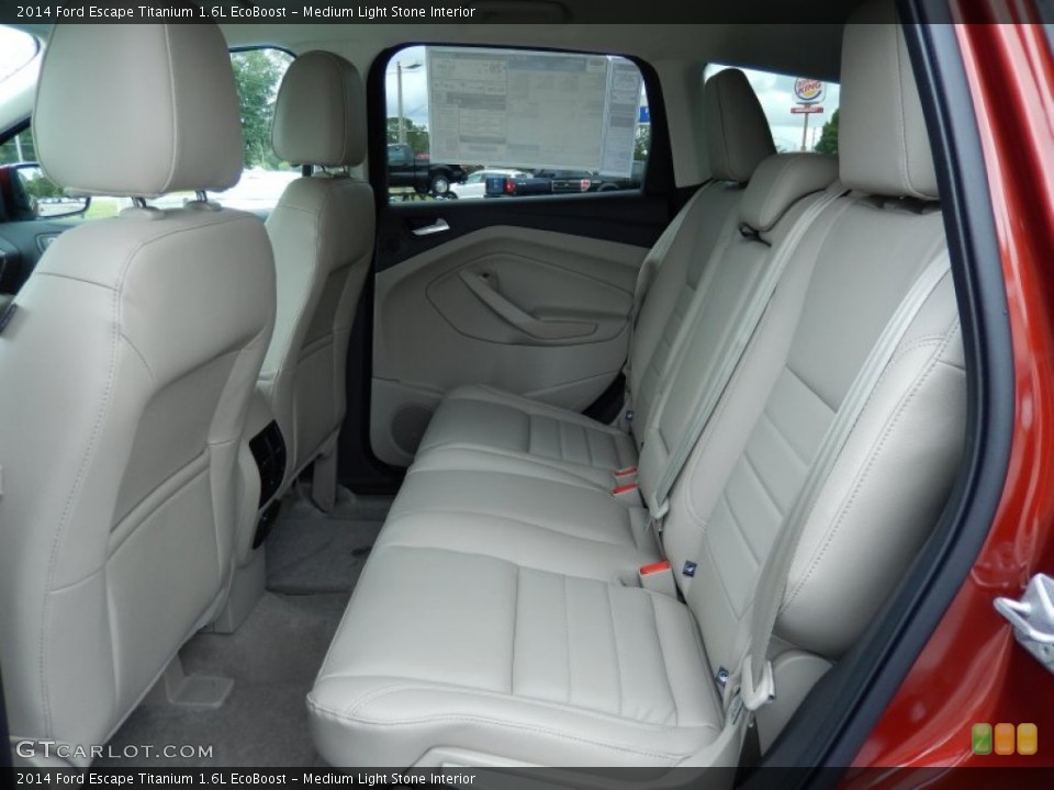 Medium Light Stone Interior Rear Seat for the 2014 Ford Escape Titanium 1.6L EcoBoost #86635879