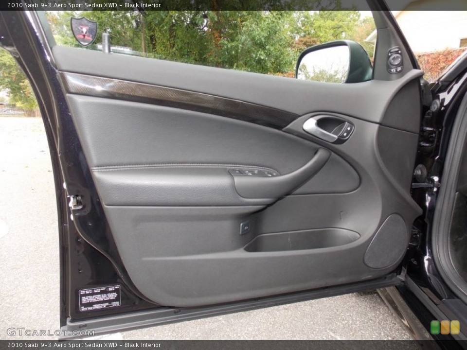 Black Interior Door Panel for the 2010 Saab 9-3 Aero Sport Sedan XWD #86636497