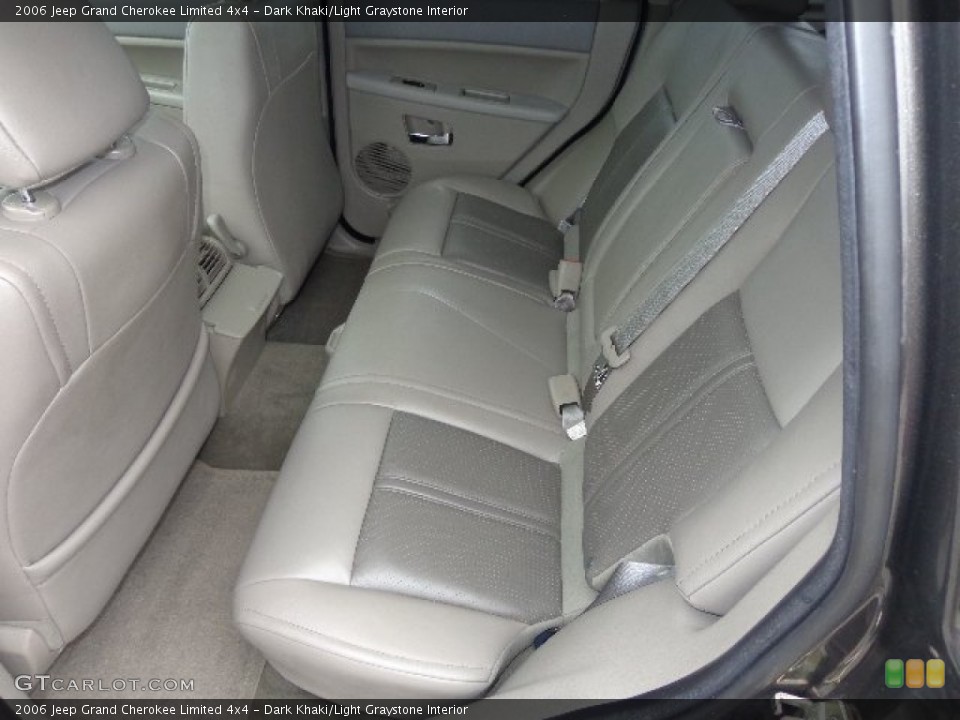 Dark Khaki/Light Graystone Interior Rear Seat for the 2006 Jeep Grand Cherokee Limited 4x4 #86636602