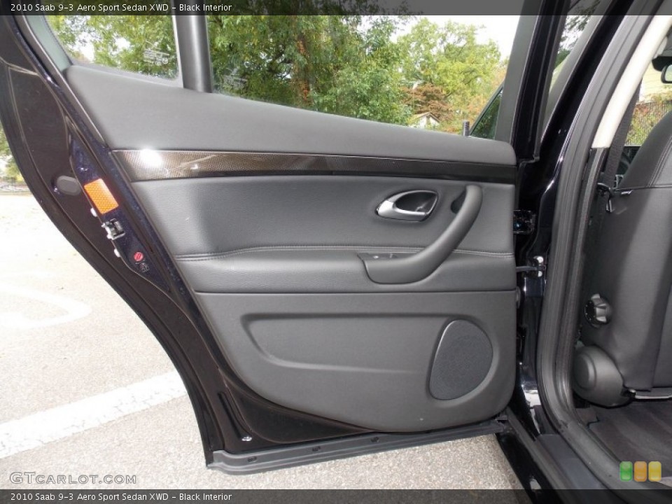 Black Interior Door Panel for the 2010 Saab 9-3 Aero Sport Sedan XWD #86636656