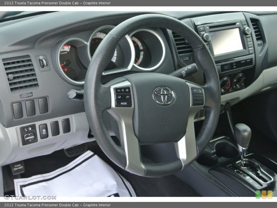 Graphite Interior Steering Wheel for the 2013 Toyota Tacoma Prerunner Double Cab #86637178