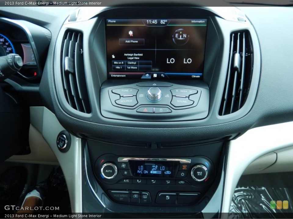 Medium Light Stone Interior Controls for the 2013 Ford C-Max Energi #86637913