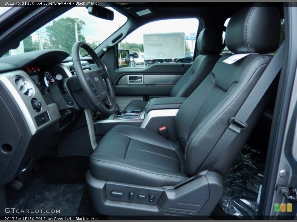Black Interior Photo for the 2013 Ford F150 FX4 SuperCrew 4x4 #86638753