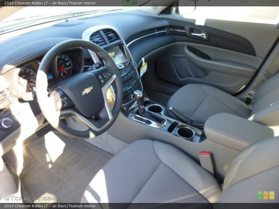 Jet Black/Titanium Interior Prime Interior for the 2014 Chevrolet Malibu LT #86639653