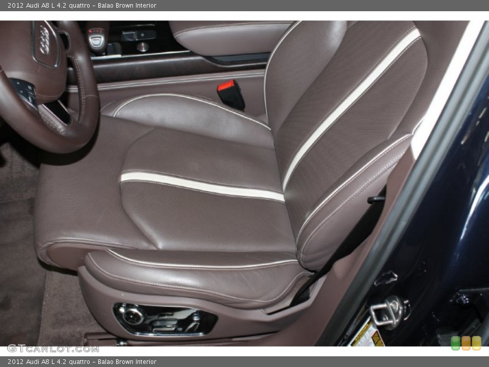 Balao Brown Interior Front Seat for the 2012 Audi A8 L 4.2 quattro #86646349