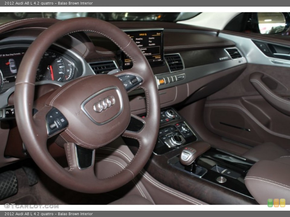 Balao Brown Interior Steering Wheel for the 2012 Audi A8 L 4.2 quattro #86646370