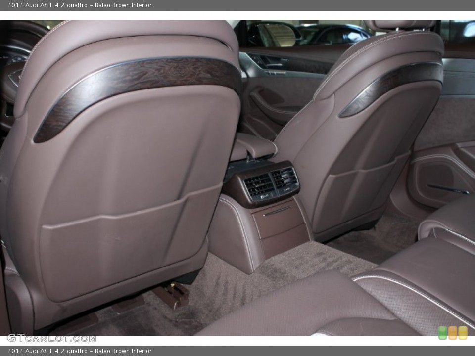 Balao Brown Interior Rear Seat for the 2012 Audi A8 L 4.2 quattro #86646736