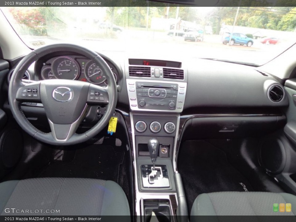 Black Interior Dashboard for the 2013 Mazda MAZDA6 i Touring Sedan #86648869