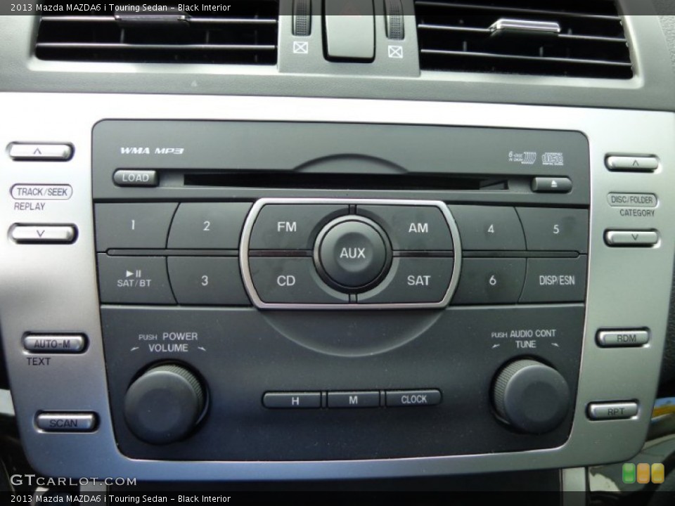 Black Interior Audio System for the 2013 Mazda MAZDA6 i Touring Sedan #86649070