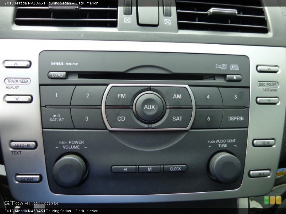 Black Interior Audio System for the 2013 Mazda MAZDA6 i Touring Sedan #86649070