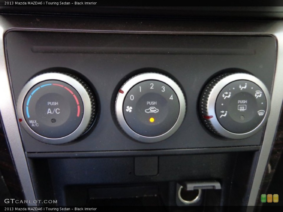 Black Interior Controls for the 2013 Mazda MAZDA6 i Touring Sedan #86649097
