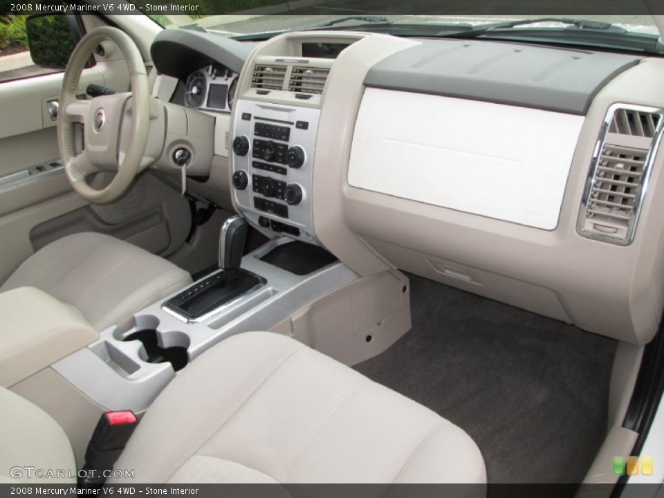 Stone Interior Dashboard for the 2008 Mercury Mariner V6 4WD #86655598