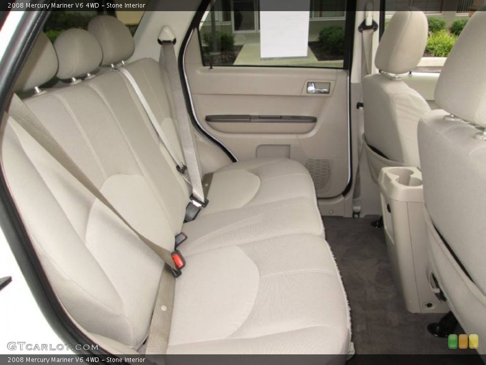 Stone Interior Rear Seat for the 2008 Mercury Mariner V6 4WD #86655640